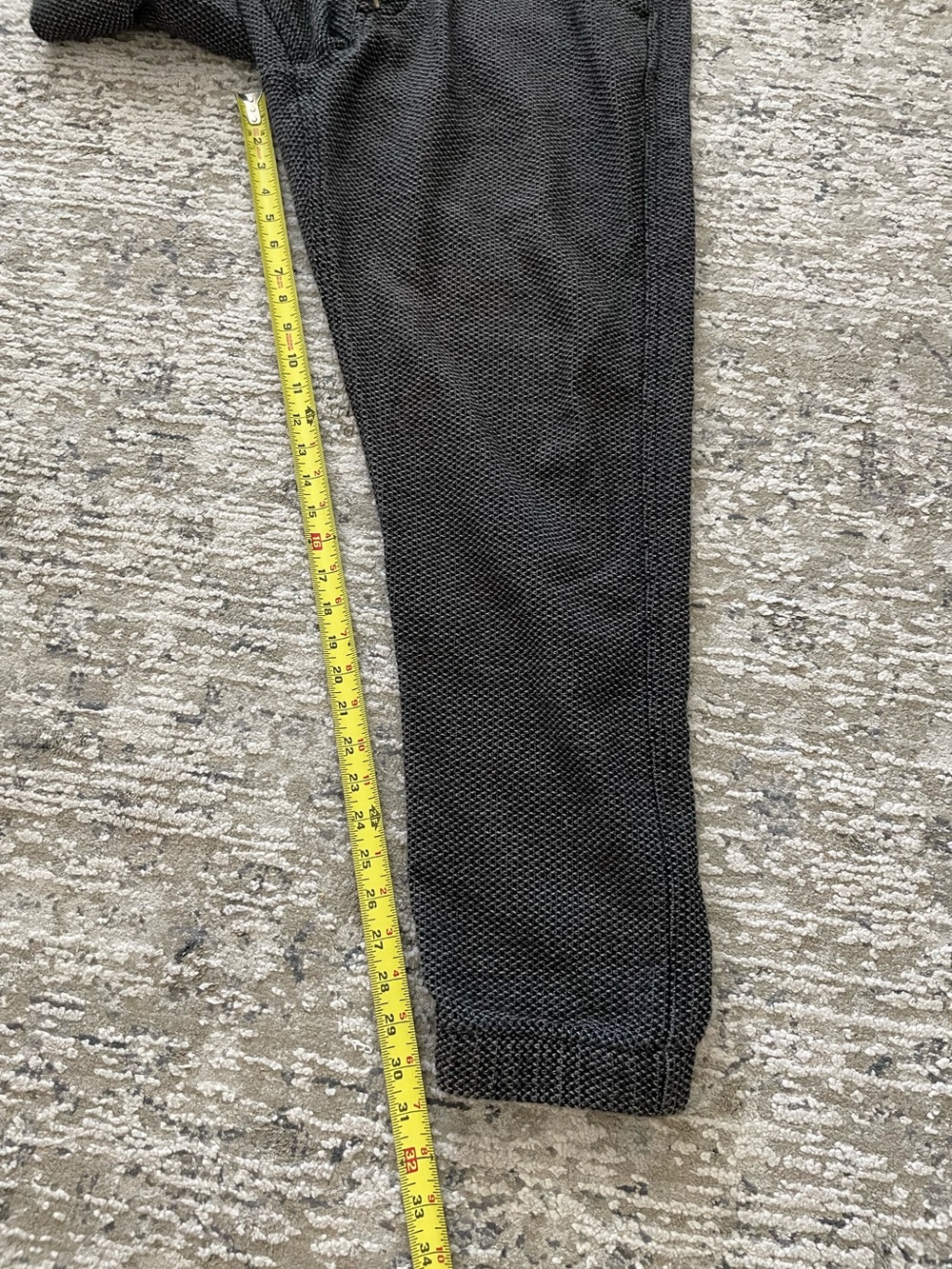 Taylor Stitch The Apres Pant Size XXL Joggers Sashiko Gray Charcoal - Picture 11 of 16